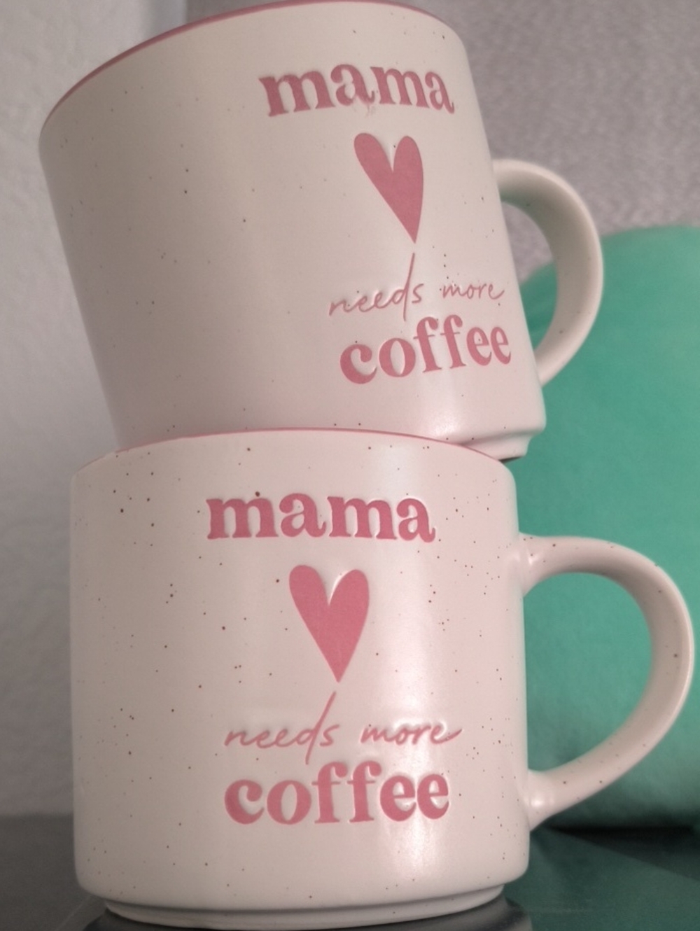 Mama Needs More Coffee 🩷 Pink Ceramic Mug 🩷